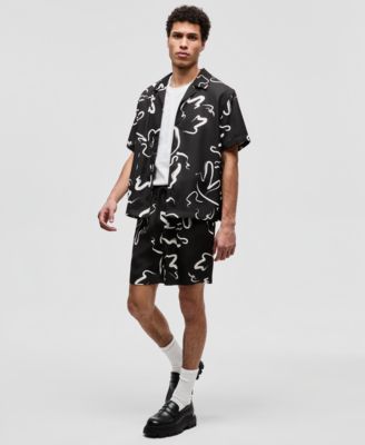 Men's Printed Woven Pull-On Shorts