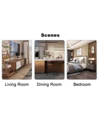 Streamdale Modern PU Leather Dining Chairs, Golden Legs (Set of 2)