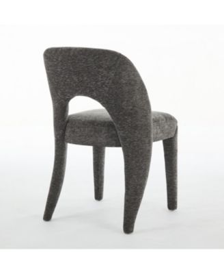 Set of 2 Chenille Dining Chairs