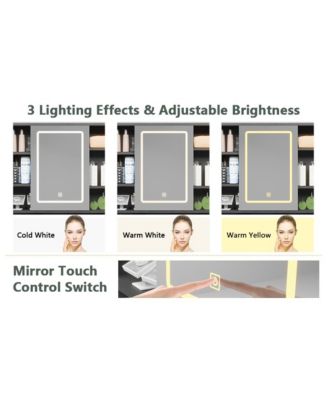 Streamdale LED Makeup Vanity with Adjustable Lighting & Ample Storage