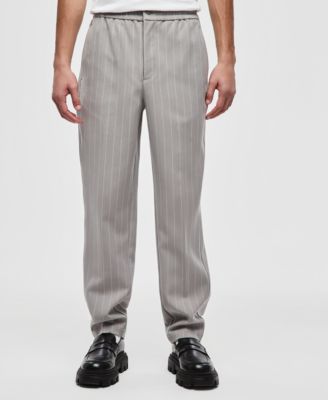 Men's Pinstriped Woven Relaxed Pants