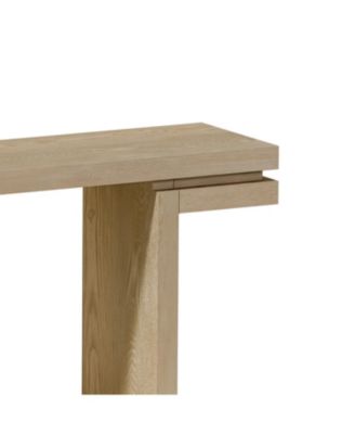  66" Wide Wood Console Table - Distressed Oak