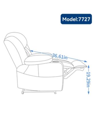 350 LBS Power Lift Recliner w/ Massage & Heat