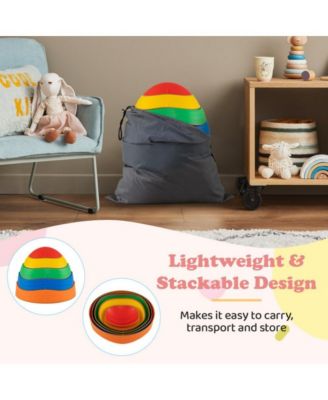 Kids Balance Stepping Stones Set for Indoor and Outdoor Sensory Play