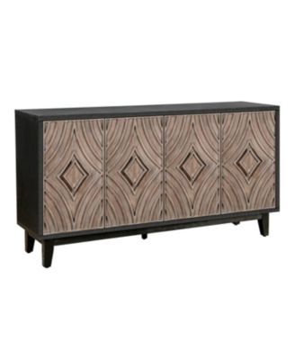 Streamdale 60" Mid-Century Sideboard with Diamond Doors