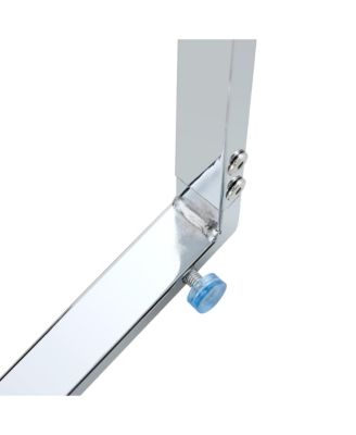 Arch Dining Chairs - Black PU, Silver Legs (Set of 8)