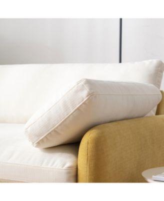 Oversized Chenille Accent Chair Modern Comfort in Vibrant Colors