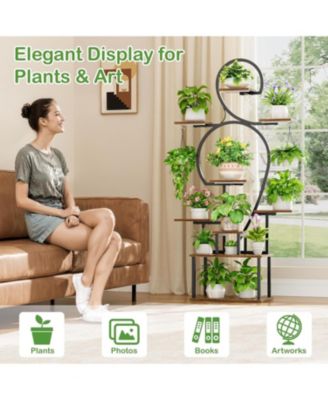 9-Tier Plant Stand with Grow Light