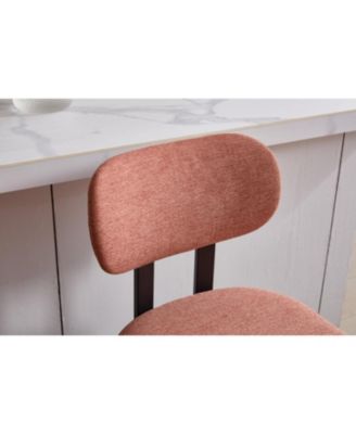 Upholstered Counter Height Bar Stools - Set of 2
