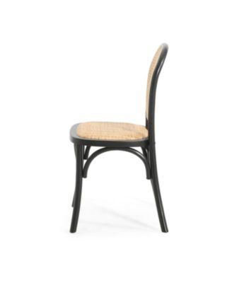 Rattan Dining Chairs (Set of 2) - Vintage Style, No Assembly