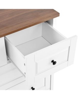 White 5-Drawer Dresser
