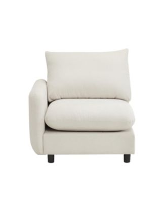 69" 3-Piece L-Shaped Modular Sectional Sofa with Ottoman