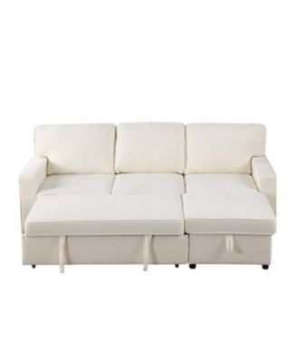 Streamdale Storage Sleeper Sectional with USB & Cup Holders