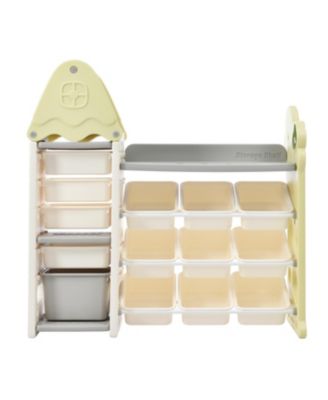 Toy Storage Organizer with 14 Bins for Kids