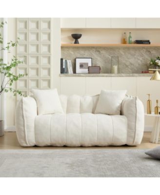 Soft Beanbag Chair - High Resilience Foam Core