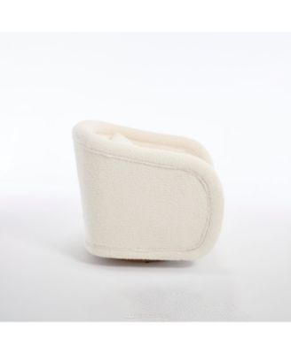 Swivel Teddy Barrel Chair