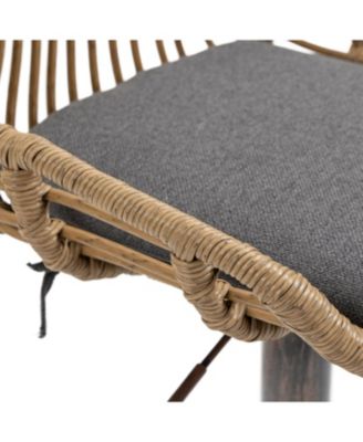 Swivel Bar Stools Set of 2 - Adjustable Gray