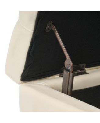 Streamdale Button Tufted Diamond Stitch Storage Ottoman Bench