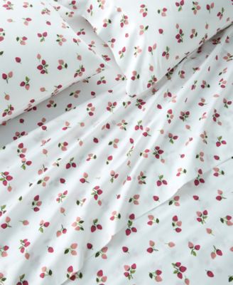 Printed Cotton Sateen 3-Pc. Sheet Set, Twin, Exclusively for Macy's 