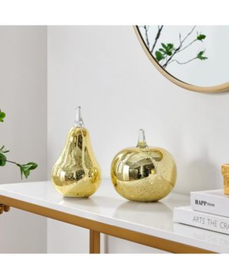 Alloya Pear Glass Sculpture