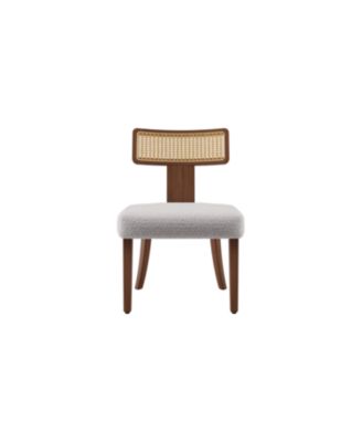 Mid Century Rattan Dining Chairs (Set of 2)