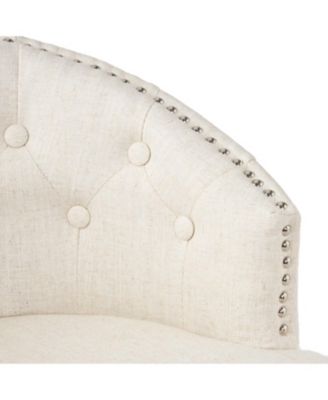 360 Degree Swivel Bar Stool with Stunning Nailhead Trim, Set of 2