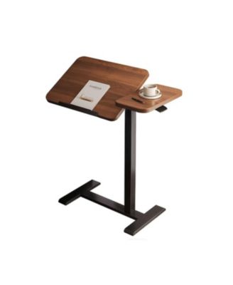 Streamdale Overbed Rolling Laptop Stand with Wheels Height Adjustable Tray