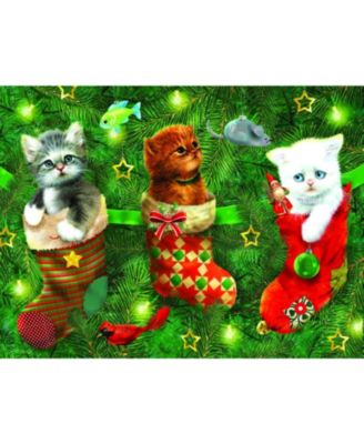 Stockings Full of Kittens 300 piece Jigsaw Puzzle for Adults  Christmas