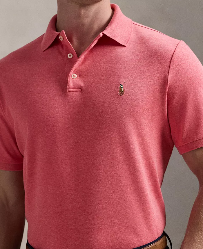 Men's Custom Slim-Fit Soft Cotton Polo Shirt - thumbnail 3
