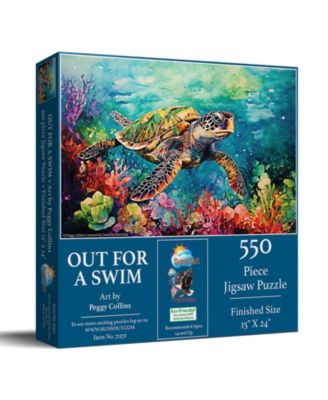 Out for a Swim 550 piece Jigsaw Puzzle for Adults