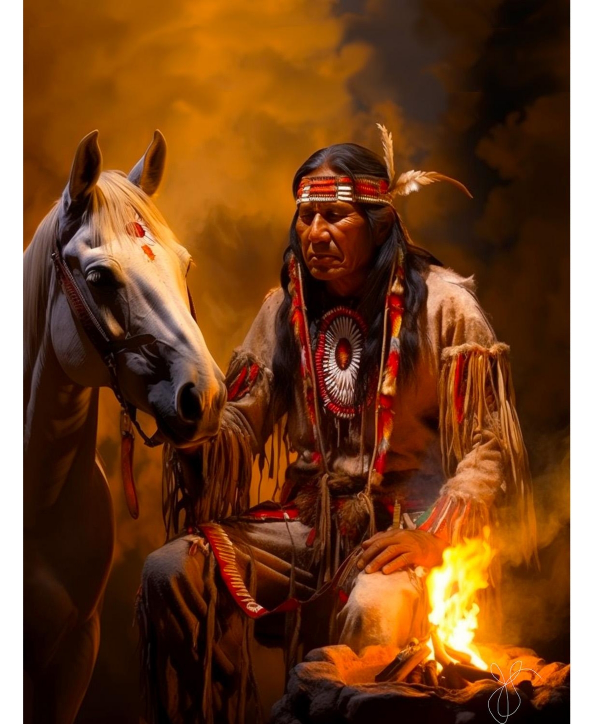 SunsOut Midnight Fire 500 piece Jigsaw Puzzle for Adults