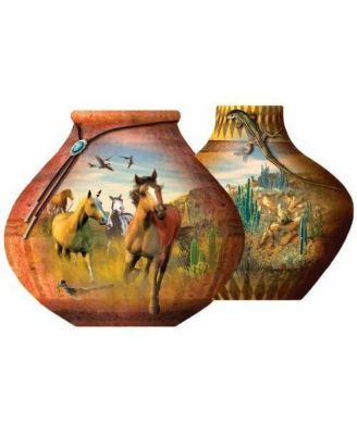 Southwestern Pots 1000 piece Jigsaw Puzzle for Adults Special Shape