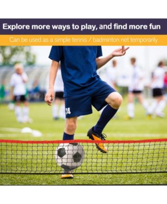 23 ft Portable Soccer Tennis/Pickleball/Badminton/Mini Tennis Net,