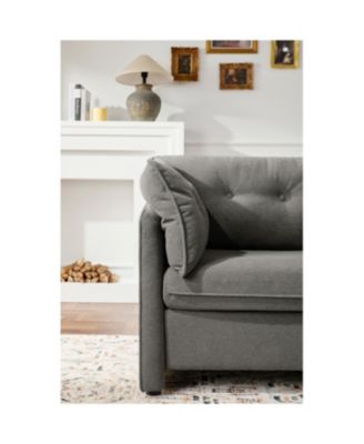 Modern Style Chenille Oversized Armchair Accent Chair Single Sofa Lounge Chair for Living Room, Bedroom