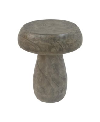 MGO Mushroom Side Table Wood-like texture