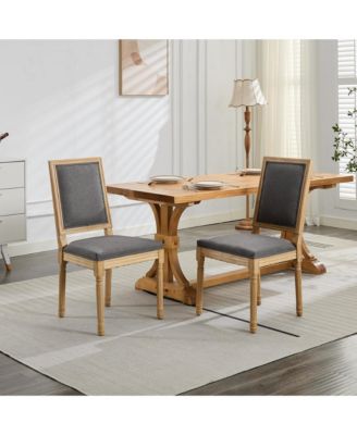 Louis Dining Chairs, Set of 2, Gray