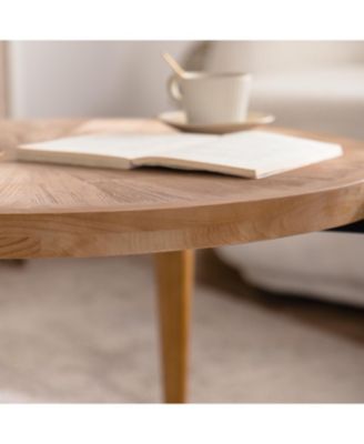 Rustic Round Coffee Table