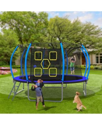 14ft Trampoline with Enclosure for Kids