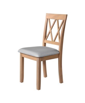 Streamdale Farmhouse Extendable Dining Set for Small Spaces Drop Leaf Table and 4 Upholstered Chairs