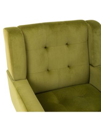  Velvet Chair with Black Legs