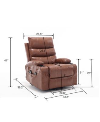 Streamdale Electric Power Lift Recliner Chair w/ Massage & Heat