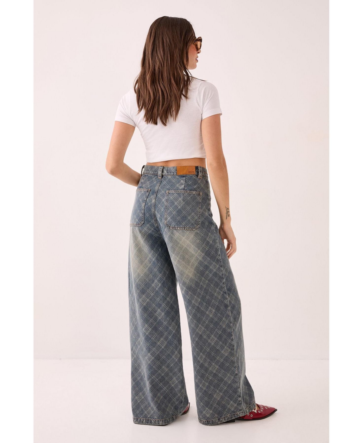 Nasty Gal Women's Denim Distressed Straight Leg Jeans