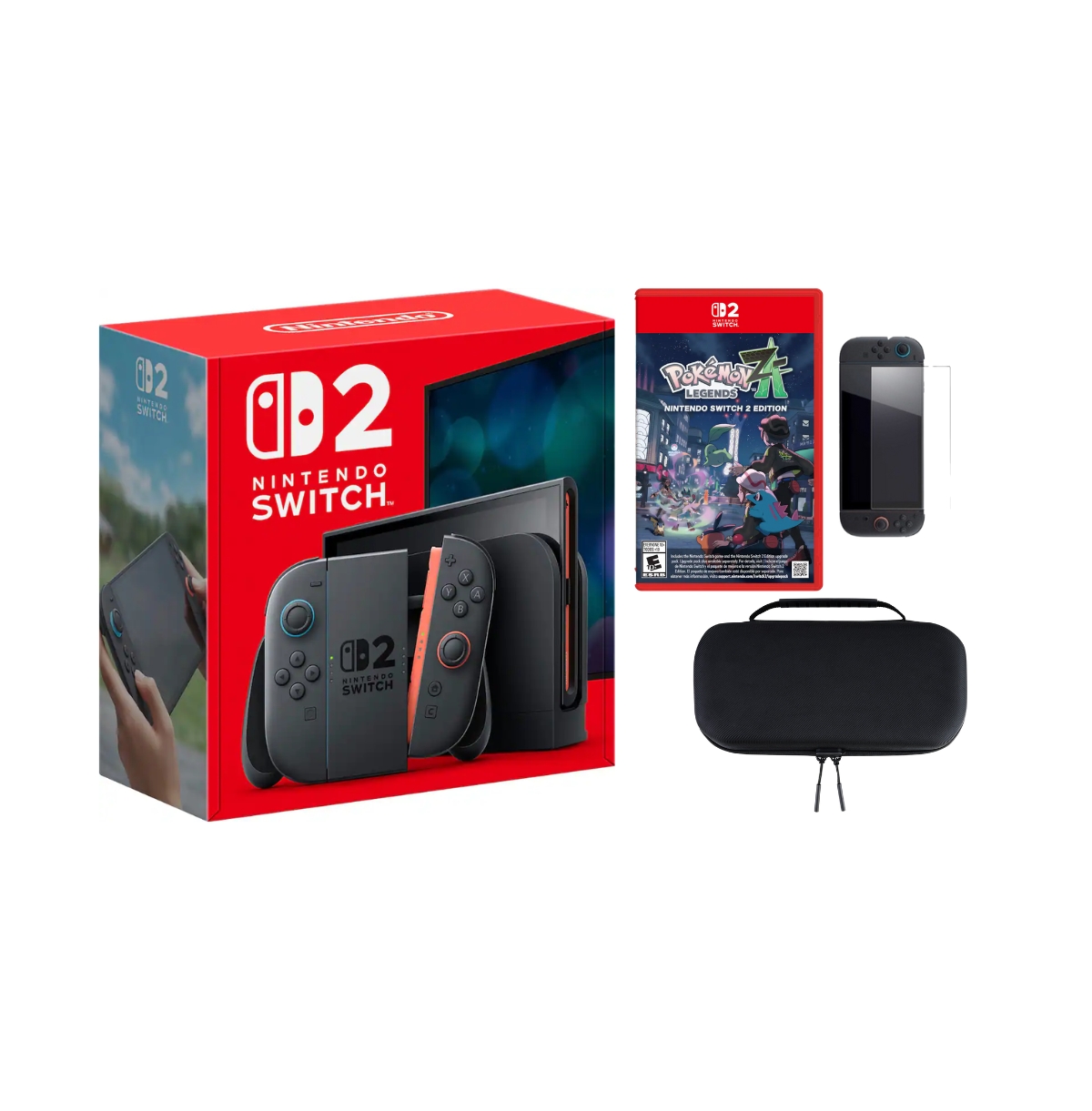 Nintendo Switch 2 Bundle With Accessories & Pokemon Z-a Game