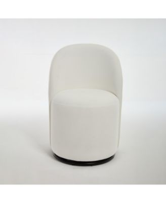 Upholstered Swivel Barrel Dining/Accent Chair