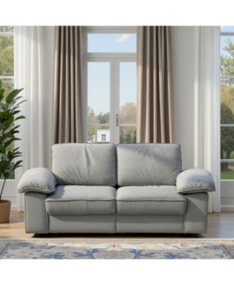 Green Velvet 79" Storage Loveseat - Modern Small Space Sofa