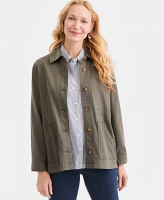 Women's Collared Utility Jacket