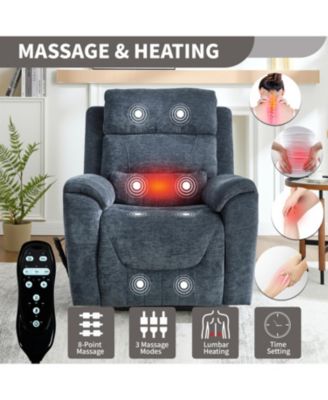 Power Lift Recliner w/ Massage & Heat