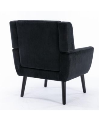 Velvet Accent Chair with Legs