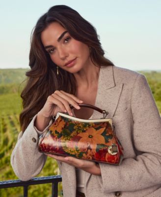 Kelmscott Small Leather Frame Crossbody Bag