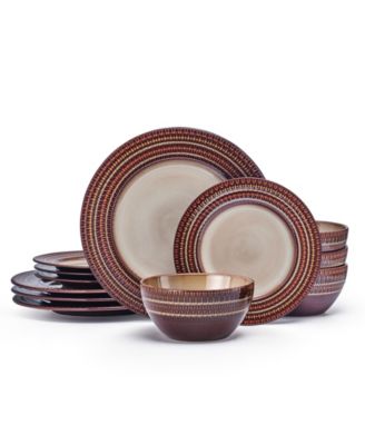 Skylar 12 Pc. Dinnerware Set, Service for 4